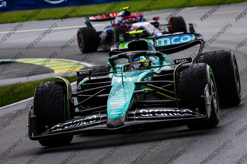 #14 Fernando Alonso (ESP, Aston Martin Aramco F1 Team), F1 Grand Prix of Canada at Circuit Gilles-Villeneuve on June 9, 2024 in Montreal, Canada. (Photo by HOCH ZWEI) GRAND PRIX DU CANADA 