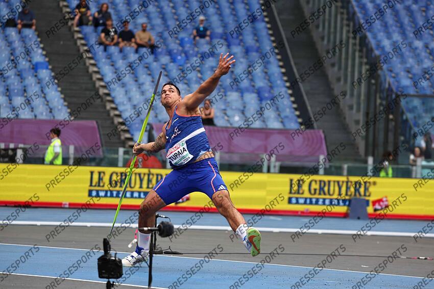 11 juin 2024 - Championnats Europe athletisme Rome 2024 - Teuraiterai Tupaia - Lancer du javelot CHAMPIONNATS D'EUROPE 