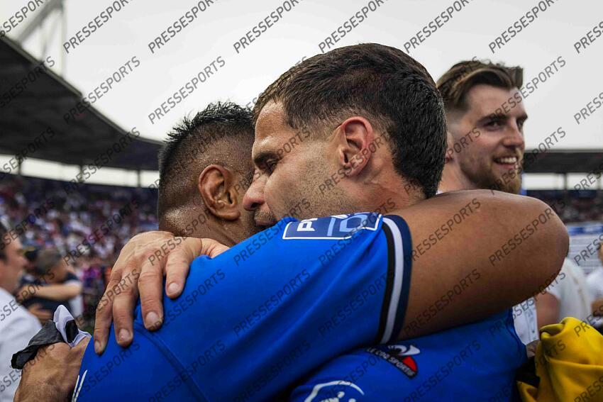DUPLENNE (Gwenael) - LEAFA (Patrick) Pro D2 FC GRENOBLE - RC VANNES Stade Ernest Wallon, Toulouse VANNES-GRENOBLE (16-9) 