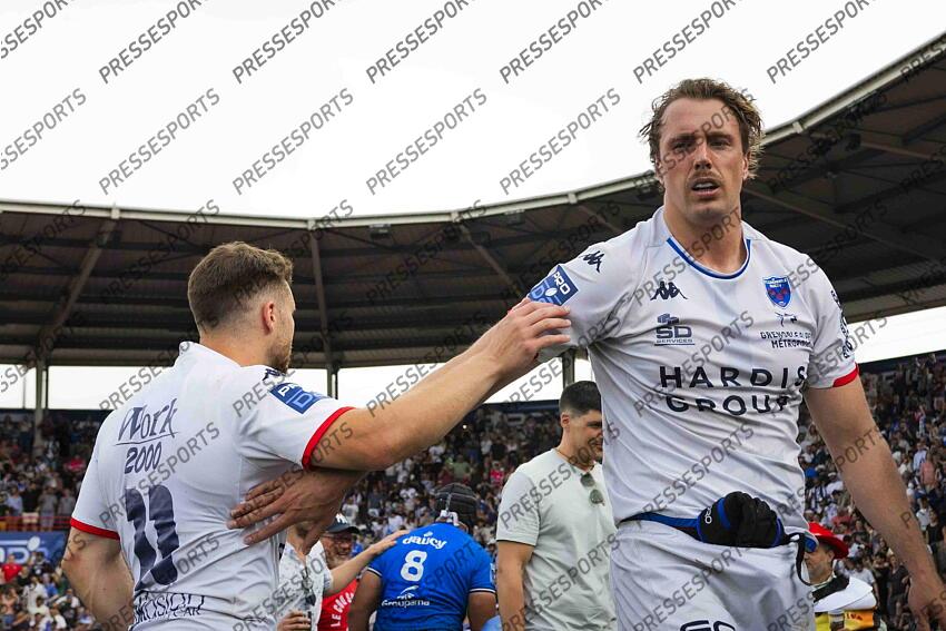 PHILLIPS (Pierce) - FARISSIER (Nathan) Pro D2 FC GRENOBLE - RC VANNES Stade Ernest Wallon, Toulouse VANNES-GRENOBLE (16-9) 