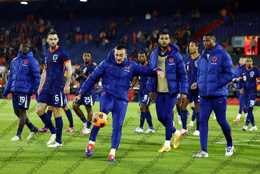 ROTTERDAM - Holland goalkeeper Justin Bijlow after the friendly Interland match between the Netherlands and Canada in Feyenoord Stadium de Kuip on June 6, 2024 in Rotterdam, the Netherlands. ANP KOEN VAN WEEL PAYS-BAS-CANADA (4-0) 