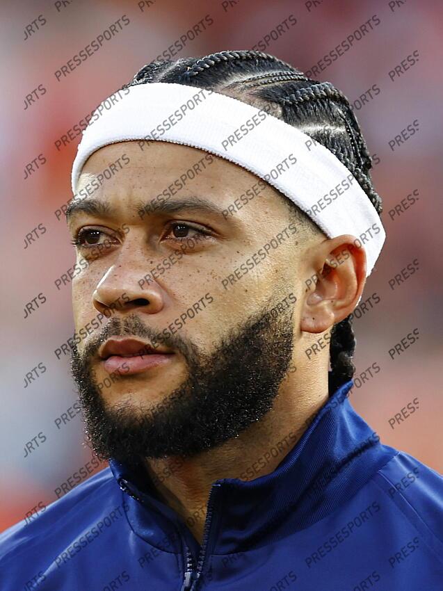 ROTTERDAM - Memphis Depay of Holland during the friendly Interland match between the Netherlands and Canada at Feyenoord Stadium de Kuip on June 6, 2024 in Rotterdam, Netherlands. ANP MAURICE VAN STEEN PAYS-BAS-CANADA (4-0) 