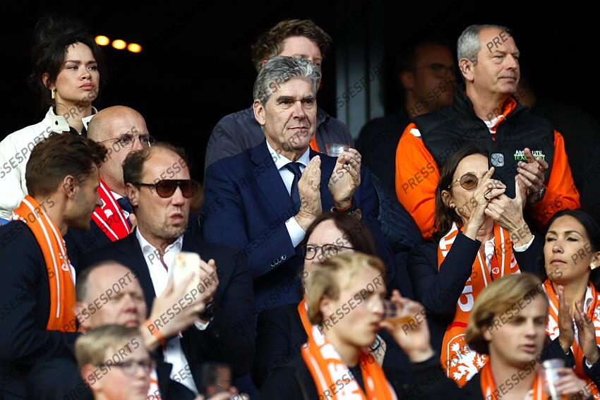 ROTTERDAM - Chairman of the KNVB Frank Paauw during the friendly Interland match between the Netherlands and Canada in Feyenoord Stadium de Kuip on June 6, 2024 in Rotterdam, the Netherlands. ANP KOEN VAN WEEL PAYS-BAS-CANADA (4-0) 