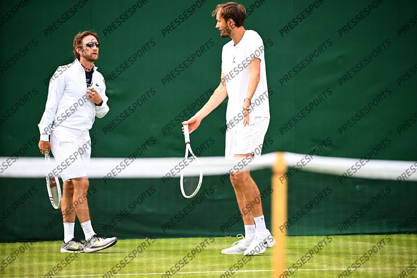 Cervara (Gilles) Medvedev (Daniil) ENTRAINEMENT 