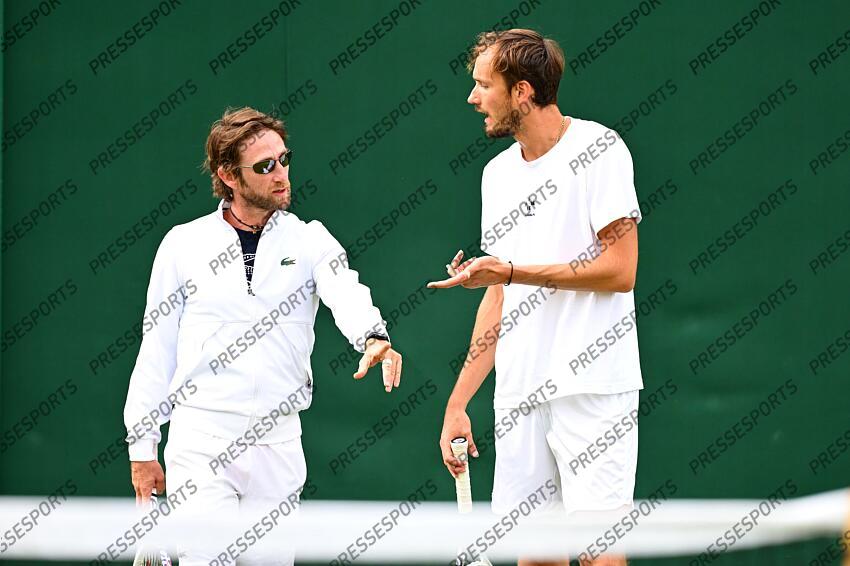 Cervara (Gilles) Medvedev (Daniil) ENTRAINEMENT 
