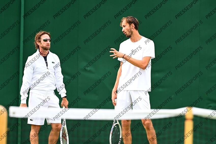Cervara (Gilles) Medvedev (Daniil) ENTRAINEMENT 