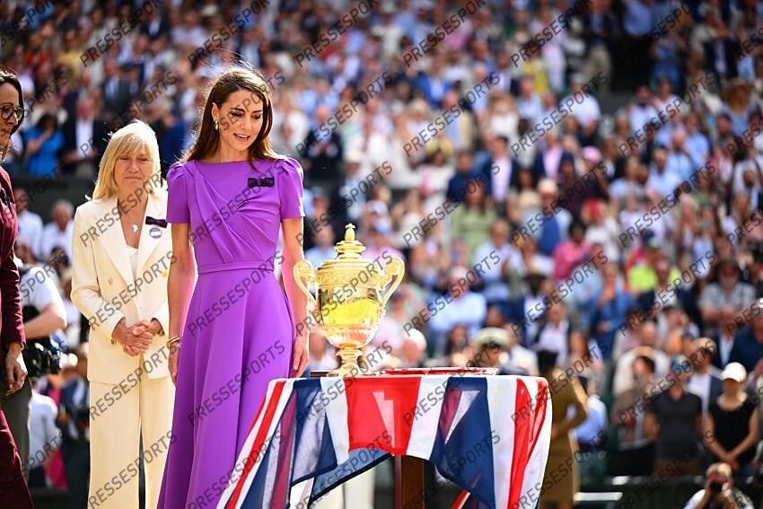 middleton (kate) princesse de galles ALCARAZ/DJOKOVIC 