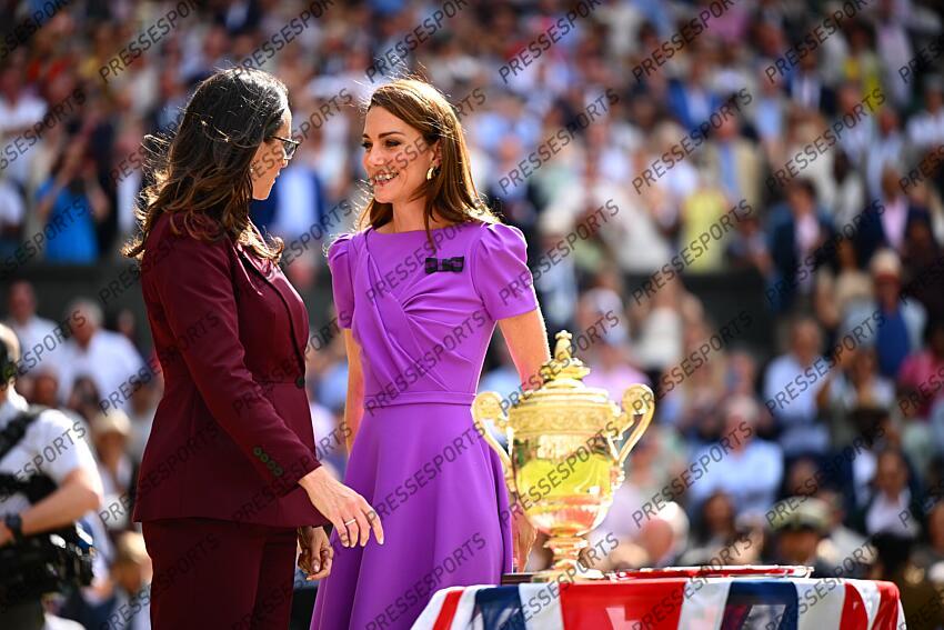 middleton (kate) princesse de galles ALCARAZ/DJOKOVIC 