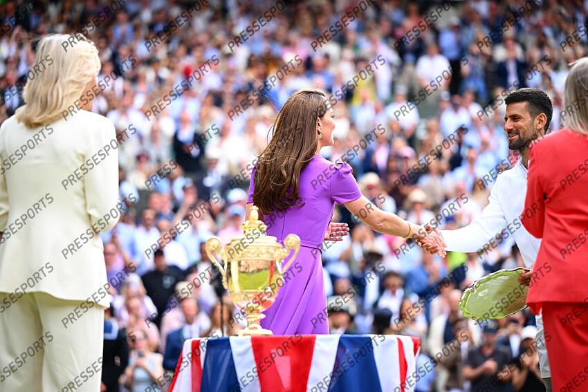 middleton (kate) princesse de galles djokovic (novak) - (ser) - ALCARAZ/DJOKOVIC 