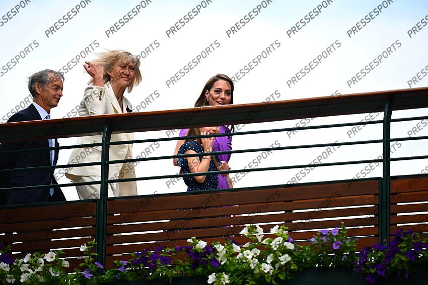 middleton (kate) princesse de galles ALCARAZ/DJOKOVIC 