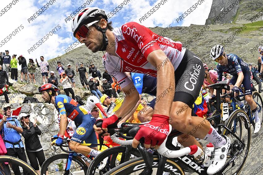 TOUR DE FRANCE / ETAPE 14 / 13-07-2024 / PAU - ST LARY PLAT D'ADET / PHOTO BRUNO BADE / COL DU TOURMALET / GUILLAUME MARTIN (FRA) COF : PAU/ST LARY SOULAN PLA D'ADET 