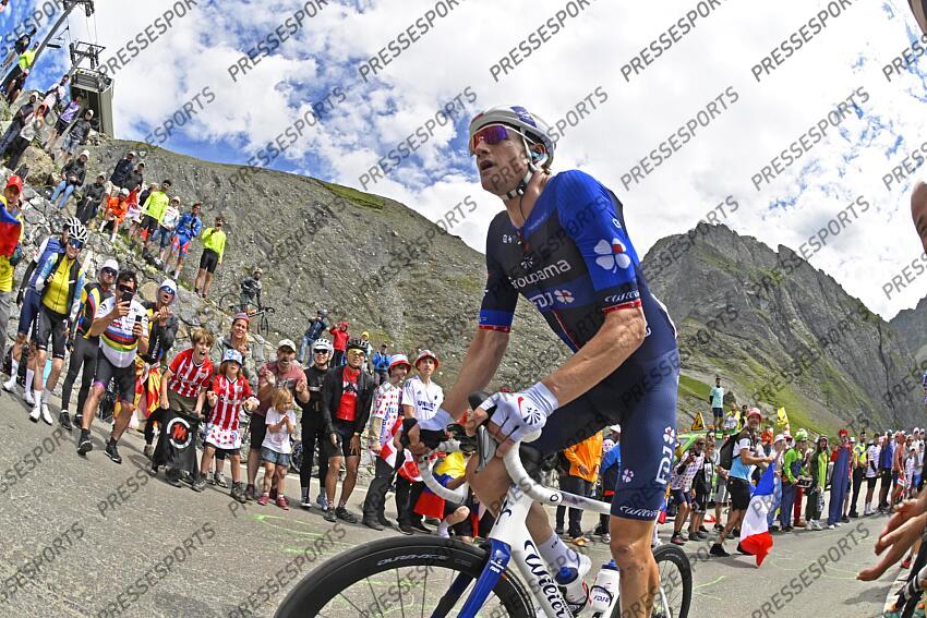TOUR DE FRANCE / ETAPE 14 / 13-07-2024 / PAU - ST LARY PLAT D'ADET / PHOTO BRUNO BADE / COL DU TOURMALET / STEFAN KUNG (SUI) GFC / PAU/ST LARY SOULAN PLA D'ADET 