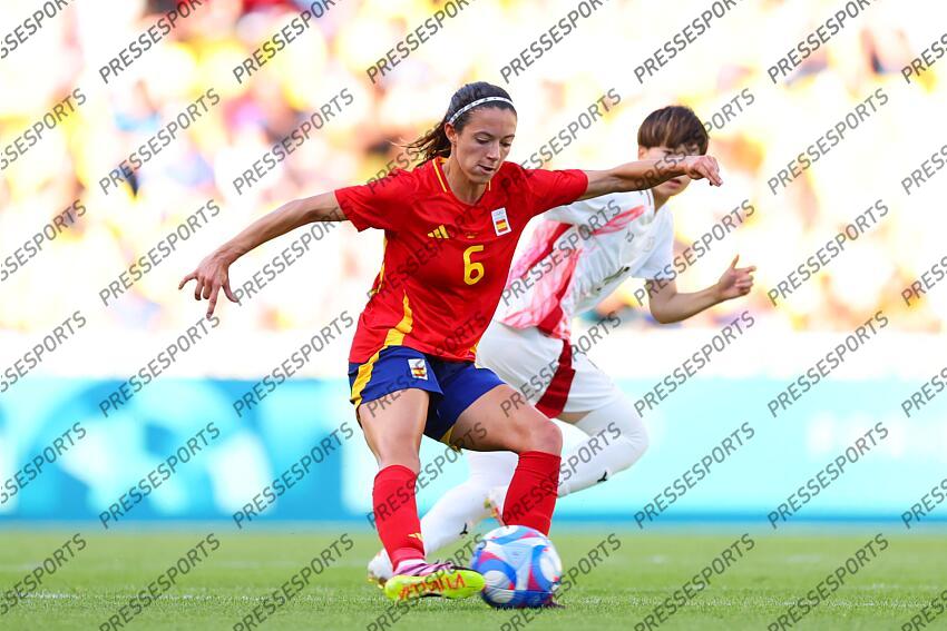 Bonmati Aitana (ESP), JULY 25, 2024 - Football/Soccer : Women's Group C match between Japan 1-2 Spain during the Paris 2024 Olympic Games at La Beaujoire Stadium in Nantes, France. (Photo by Naoki Morita/AFLO SPORT) ESPAGNE FEM-JAPON FEM (2-1) 