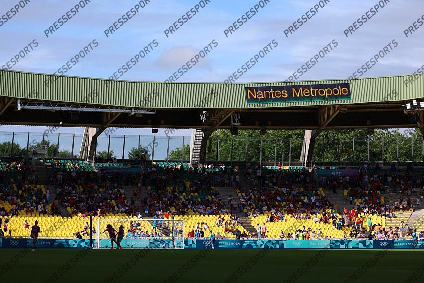General view, JULY 25, 2024 - Football/Soccer : Women's Group C match between Japan 1-2 Spain during the Paris 2024 Olympic Games at La Beaujoire Stadium in Nantes, France. (Photo by Naoki Morita/AFLO SPORT) ESPAGNE FEM-JAPON FEM (2-1) 