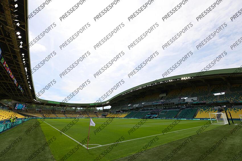 General view of La Beaujoire Stadium, JULY 25, 2024 - Football/Soccer : Women's Group C match between Japan 1-2 Spain during the Paris 2024 Olympic Games at La Beaujoire Stadium in Nantes, France. (Photo by Naoki Morita/AFLO SPORT) ESPAGNE FEM-JAPON FEM (2-1) 