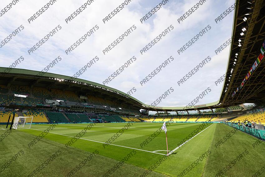 General view of La Beaujoire Stadium, JULY 25, 2024 - Football/Soccer : Women's Group C match between Japan 1-2 Spain during the Paris 2024 Olympic Games at La Beaujoire Stadium in Nantes, France. (Photo by Naoki Morita/AFLO SPORT) ESPAGNE FEM-JAPON FEM (2-1) 