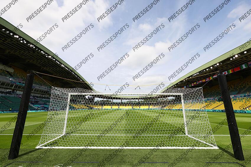 General view of La Beaujoire Stadium, JULY 25, 2024 - Football/Soccer : Women's Group C match between Japan 1-2 Spain during the Paris 2024 Olympic Games at La Beaujoire Stadium in Nantes, France. (Photo by Naoki Morita/AFLO SPORT) ESPAGNE FEM-JAPON FEM (2-1) 