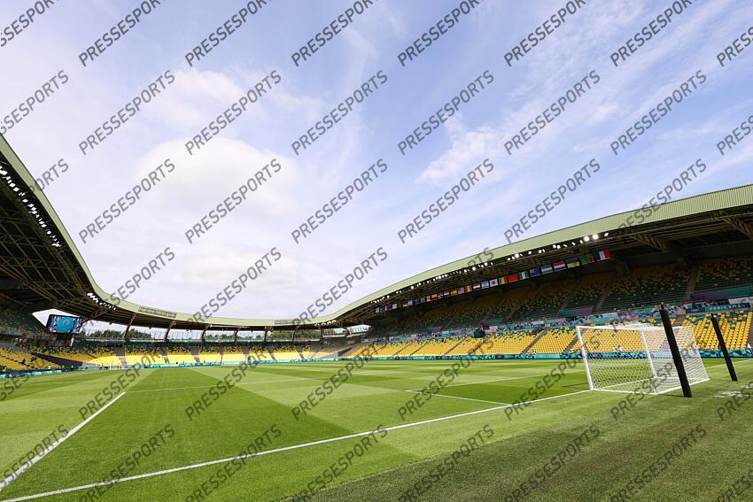 General view of La Beaujoire Stadium, JULY 25, 2024 - Football/Soccer : Women's Group C match between Japan 1-2 Spain during the Paris 2024 Olympic Games at La Beaujoire Stadium in Nantes, France. (Photo by Naoki Morita/AFLO SPORT) ESPAGNE FEM-JAPON FEM (2-1) 