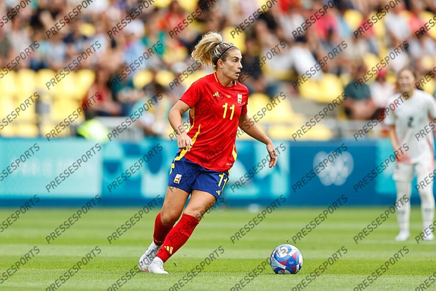 Alexia Putellas (ESP), JULY 25, 2024 - Football / Soccer : Paris 2024 Olympic Games Women's football Group C match between Spain 2-1 Japan at the Stade de la Beaujoire in Nantes, France. (Photo by Mutsu Kawamori/AFLO) ESPAGNE FEM-JAPON FEM (2-1) 