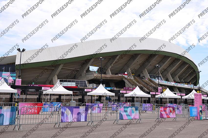 General view of La Beaujoire Stadium, JULY 25, 2024 - Football/Soccer : Women's Group C match between Japan 1-2 Spain during the Paris 2024 Olympic Games at La Beaujoire Stadium in Nantes, France. (Photo by Naoki Morita/AFLO SPORT) ESPAGNE FEM-JAPON FEM (2-1) 