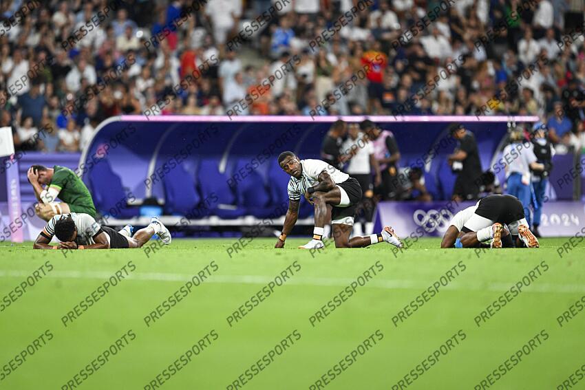 Olympic Games Rugby Seven men’s match between Fiji and Ireland at Stade de France in Saint-Denis near Paris, France on July 25, 2024. SOIREE 25 JUILLET 