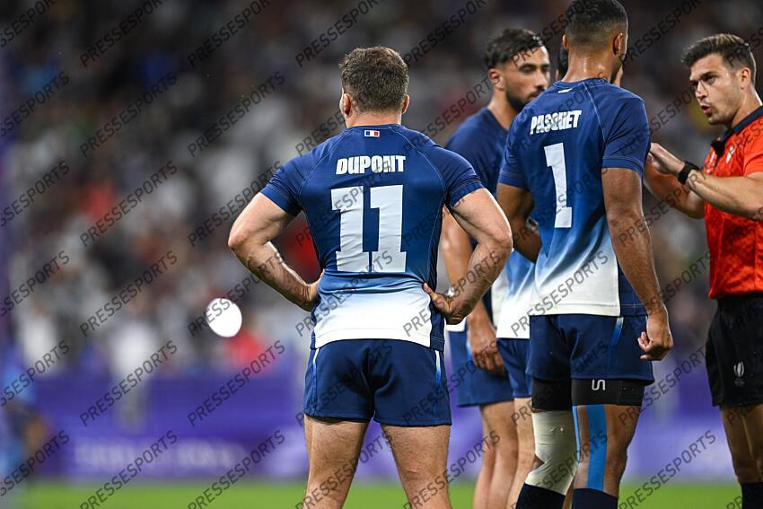 Antoine Dupont during the Olympic Games Rugby Seven men’s match between France v Argentina at Stade de France in Saint-Denis near Paris, France on July 25, 2024. SOIREE 25 JUILLET 