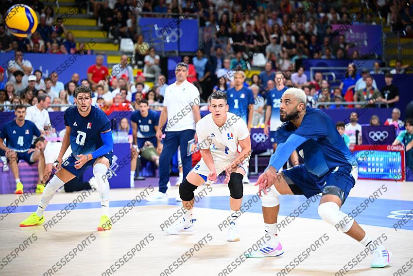 GREBENNIKOV (Jenia) NGAPETH (Earvin) FRANCE-SERBIE 