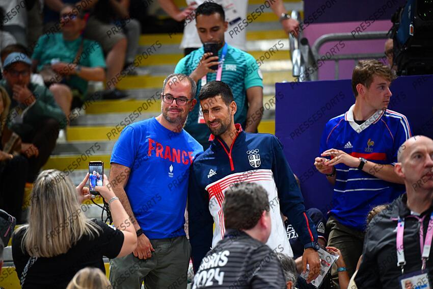 Djokovic (Novak) FRANCE-SERBIE 