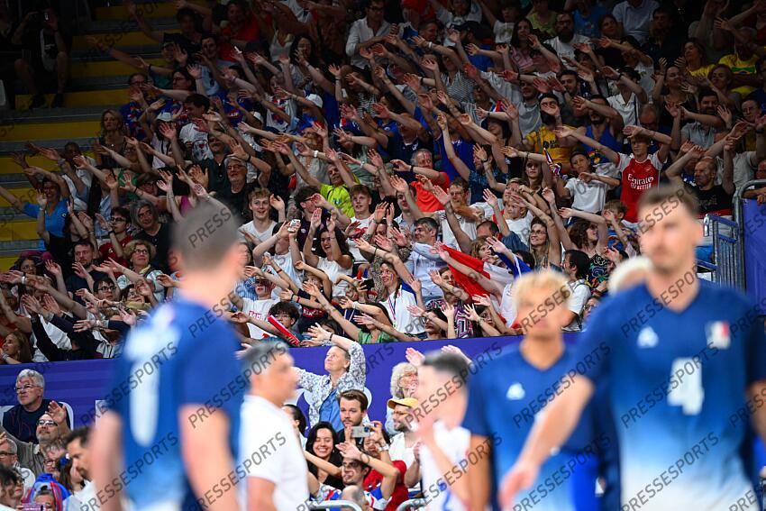 SUPPORTER FRANCE FRANCE-SERBIE 