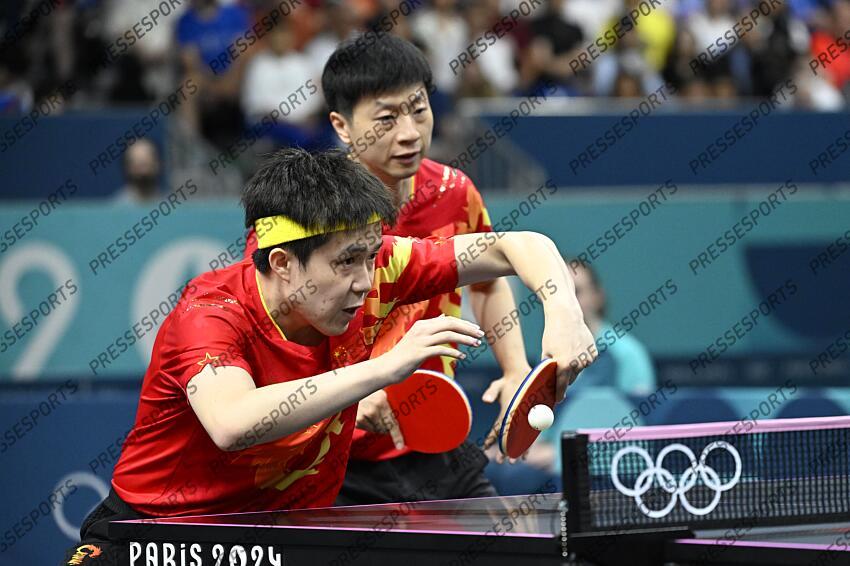 WANG (Chuqin) - (chn) - MA WANG/CHO JANG quarts de finale CHINE-COREE match 1 L'(08/08/2024) 