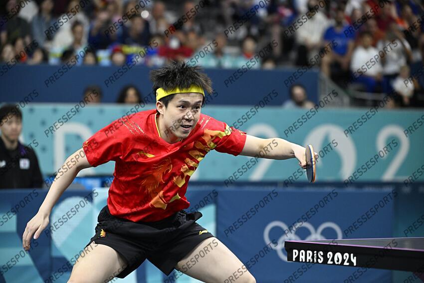 WANG (Chuqin) - (chn) - MA WANG/CHO JANG quarts de finale CHINE-COREE match 1 