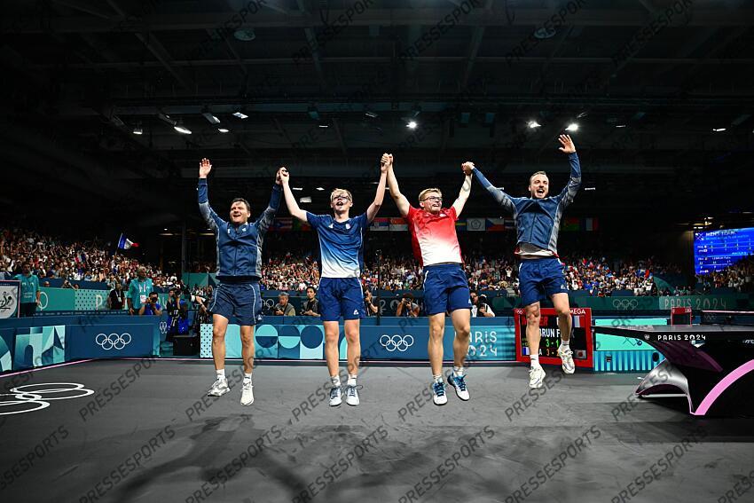 molin (nathanael) Lebrun (Felix) - (fra) - Lebrun (Alexis) - (fra) - Gauzy (Simon) - (fra) - F.LEBRUN/SHINOZUKA Pour le bronze FRANCE-JAPON match 5 