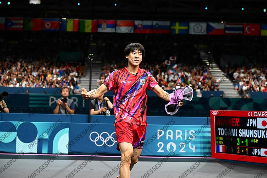 TOGAMI (Shunsuke) - (jap) A.LEBRUN/TOGAMI Pour le bronze FRANCE-JAPON match 3 