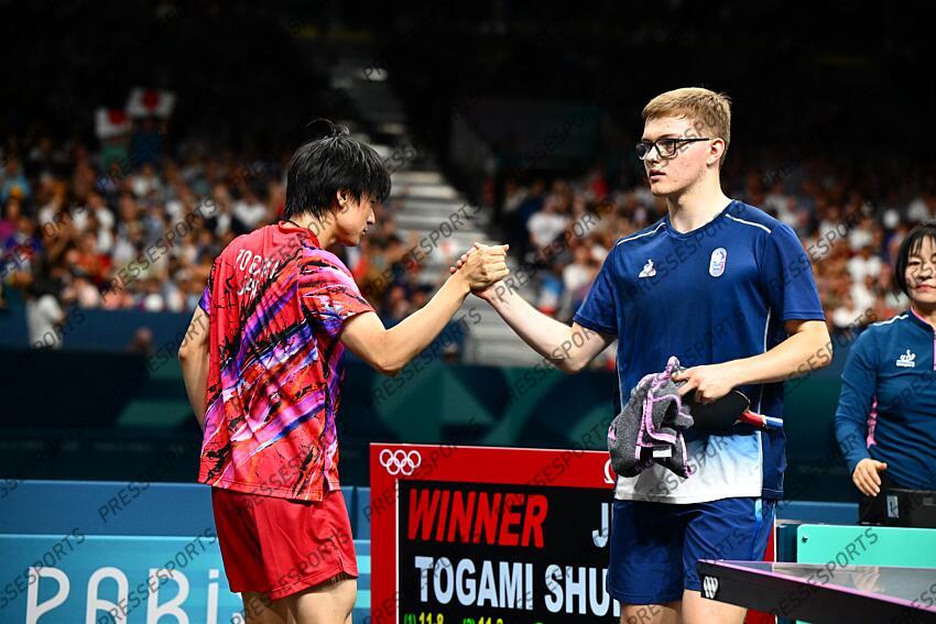 TOGAMI (Shunsuke) - (jap) Lebrun (Alexis) - (fra) - A.LEBRUN/TOGAMI Pour le bronze FRANCE-JAPON match 3 