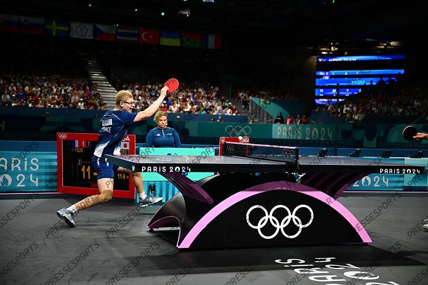 lebrun (felix) - (fra) - F.LEBRUN/HARIMOTO Pour le bronze FRANCE-JAPON match 2 