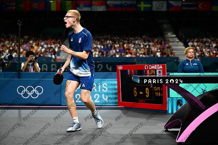 lebrun (felix) - (fra) - F.LEBRUN/HARIMOTO Pour le bronze FRANCE-JAPON match 2 