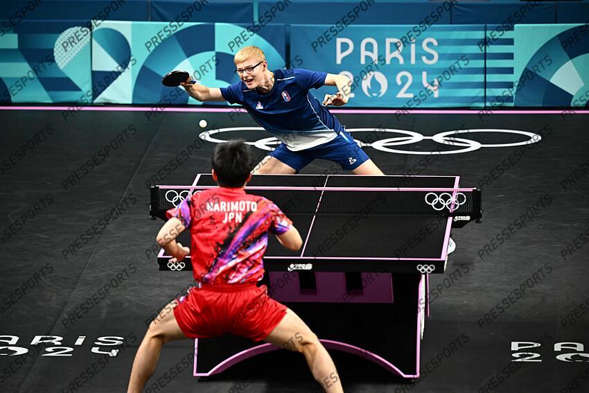 HARIMOTO (Tomokazu) - (jap) lebrun (felix) - (fra) - F.LEBRUN/HARIMOTO Pour le bronze FRANCE-JAPON match 2 