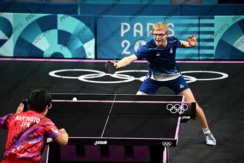HARIMOTO (Tomokazu) - (jap) lebrun (felix) - (fra) - F.LEBRUN/HARIMOTO Pour le bronze FRANCE-JAPON match 2 