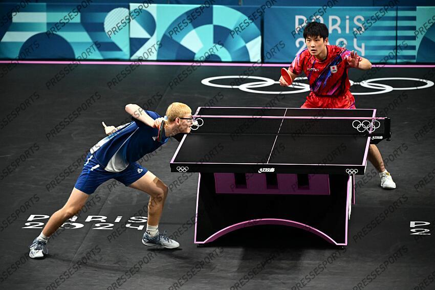 lebrun (felix) - (fra) - HARIMOTO (Tomokazu) - (jap) F.LEBRUN/HARIMOTO Pour le bronze FRANCE-JAPON match 2 
