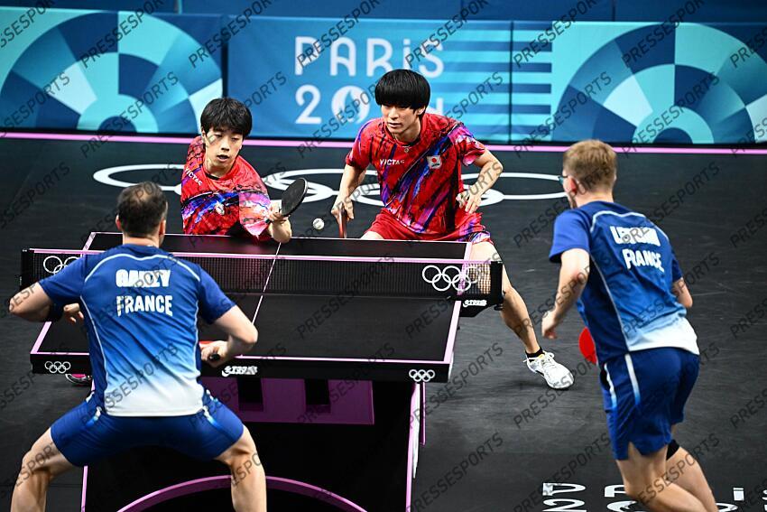 SHINOZUKA (Hiroto) - (jap) - TOGAMI (Shunsuke) - (jap) - Gauzy (Simon) - (fra) - Lebrun (Alexis) - (fra) - GAUZY A.LEBRUN/SHINOZUKA TOGAMI Pour le bronze FRANCE-JAPON match 1 