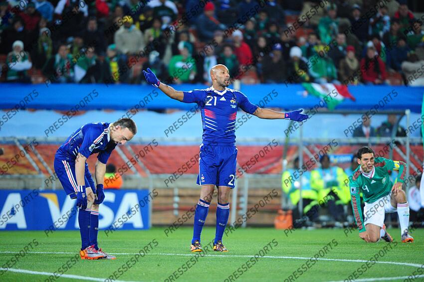 ribery (franck) anelka (nicolas) FRANCE-MEXIQUE (0-2) GROUPE A 