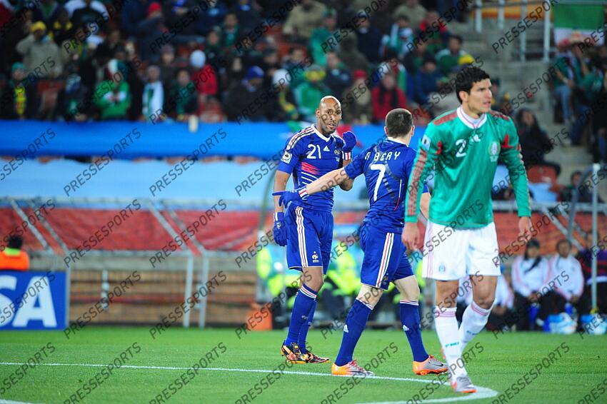 anelka (nicolas) ribery (franck) FRANCE-MEXIQUE (0-2) GROUPE A rodriguez (francisco) - 2 - l'(18/06/2010) Livre de l'année 2010 HD 