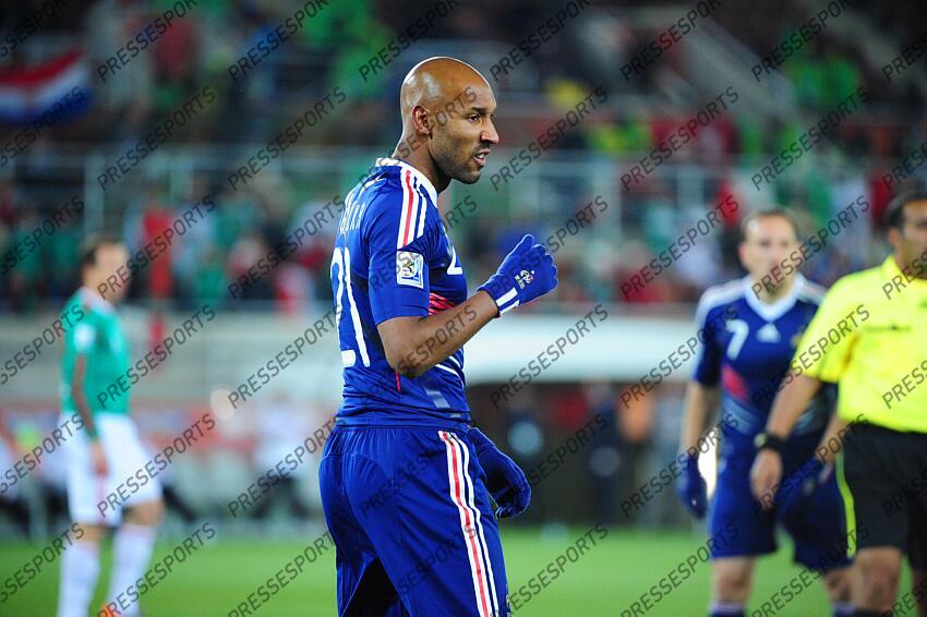 anelka (nicolas) FRANCE-MEXIQUE (0-2) GROUPE A l'(19/06/2010) photo une HD HSFF(02/04/2014) 