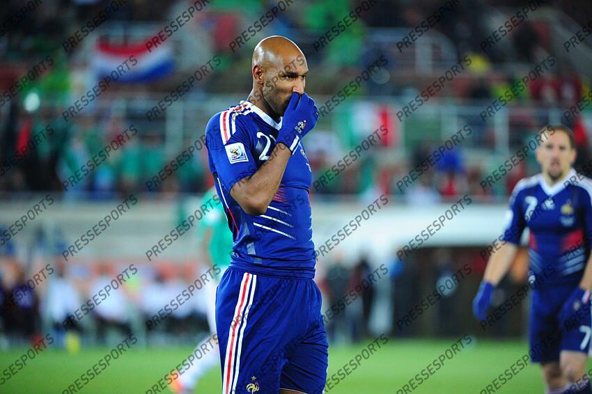 anelka (nicolas) FRANCE-MEXIQUE (0-2) GROUPE A FF(22/06/2010) L'(13/07/2010) L'(28/10/2010) 