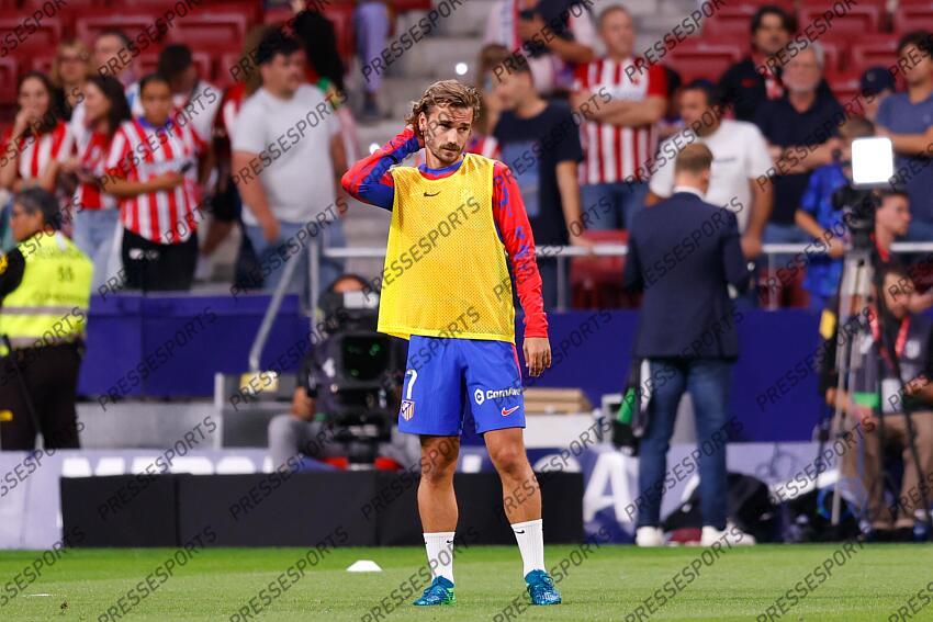 Antoine Griezmann of Atletico de Madrid looks on during the Spanish League, LaLiga EA Sports, football match played between Atletico de Madrid and Valencia CF at Civitas Metropolitano stadium on September 15, 2024, in Madrid, Spain. ATLETICO MADRID-VALENCE CF (3-0) 