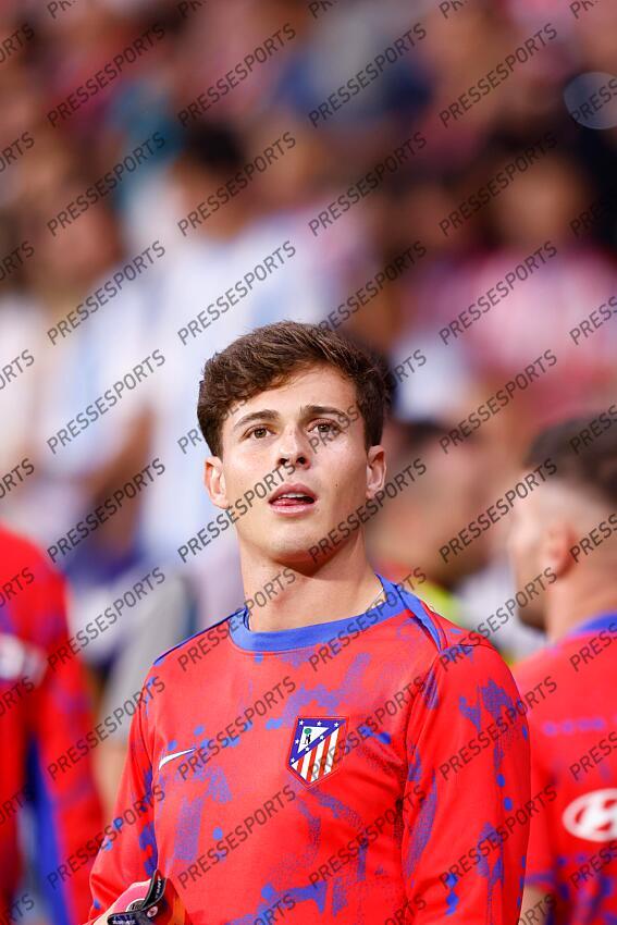 Rodrigo Riquelme of Atletico de Madrid looks on during the Spanish League, LaLiga EA Sports, football match played between Atletico de Madrid and Valencia CF at Civitas Metropolitano stadium on September 15, 2024, in Madrid, Spain. ATLETICO MADRID-VALENCE CF (3-0) 