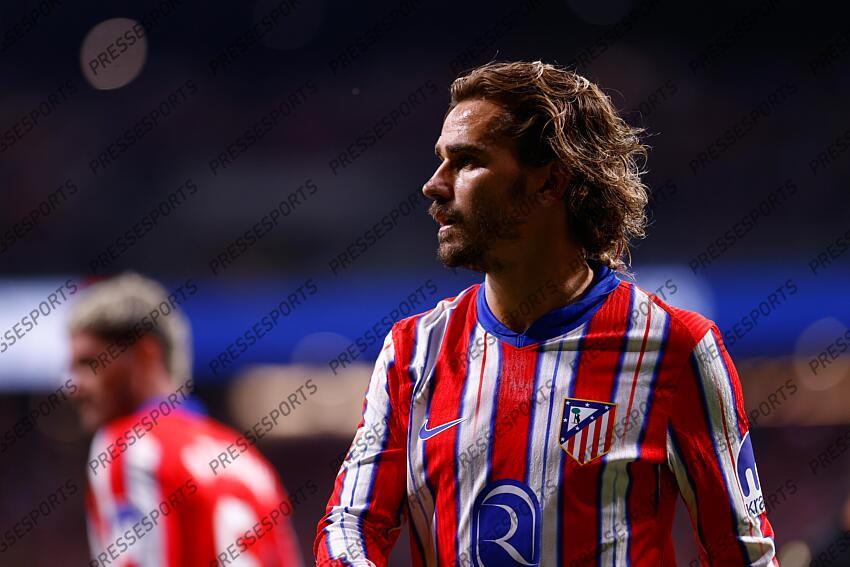 Antoine Griezmann of Atletico de Madrid looks on during the Spanish League, LaLiga EA Sports, football match played between Atletico de Madrid and Valencia CF at Civitas Metropolitano stadium on September 15, 2024, in Madrid, Spain. ATLETICO MADRID-VALENCE CF (3-0) 