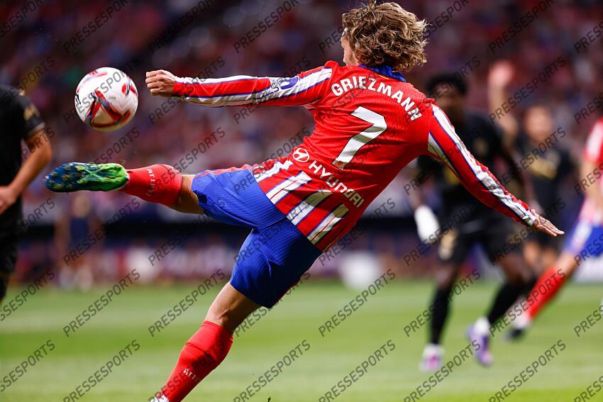 Antoine Griezmann of Atletico de Madrid in action during the Spanish League, LaLiga EA Sports, football match played between Atletico de Madrid and Valencia CF at Civitas Metropolitano stadium on September 15, 2024, in Madrid, Spain. ATLETICO MADRID-VALENCE CF (3-0) 