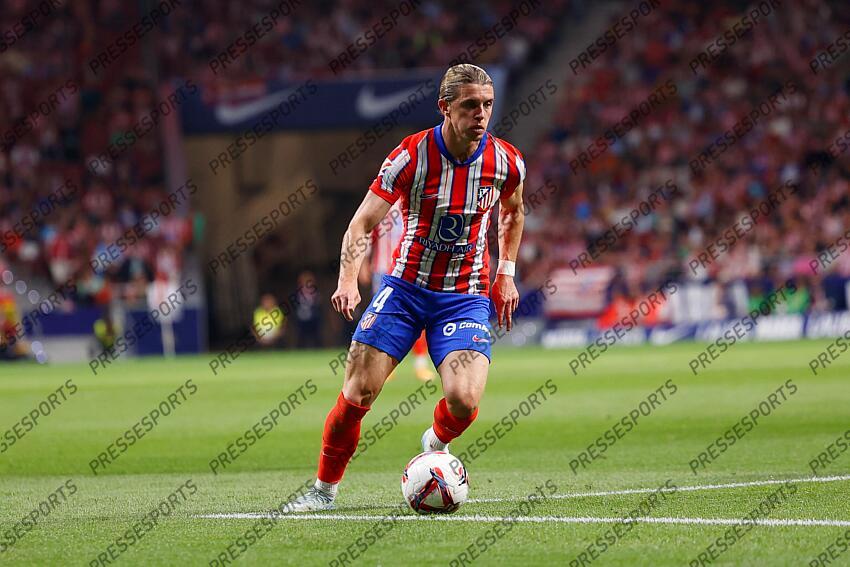 Conor Gallagher of Atletico de Madrid in action during the Spanish League, LaLiga EA Sports, football match played between Atletico de Madrid and Valencia CF at Civitas Metropolitano stadium on September 15, 2024, in Madrid, Spain. ATLETICO MADRID-VALENCE CF (3-0) 