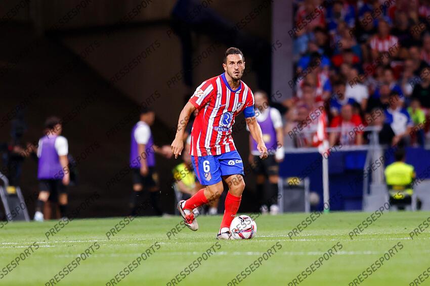 Jorge Resurreccion Koke of Atletico de Madrid in action during the Spanish League, LaLiga EA Sports, football match played between Atletico de Madrid and Valencia CF at Civitas Metropolitano stadium on September 15, 2024, in Madrid, Spain. ATLETICO MADRID-VALENCE CF (3-0) 